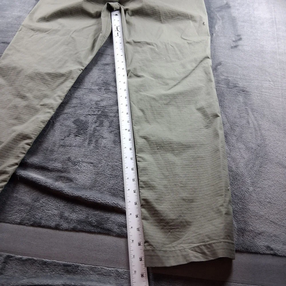 Prana Zion Ripstop Jogger Pants Medium Olive Green Drawstring Hiking‎ Outdoor